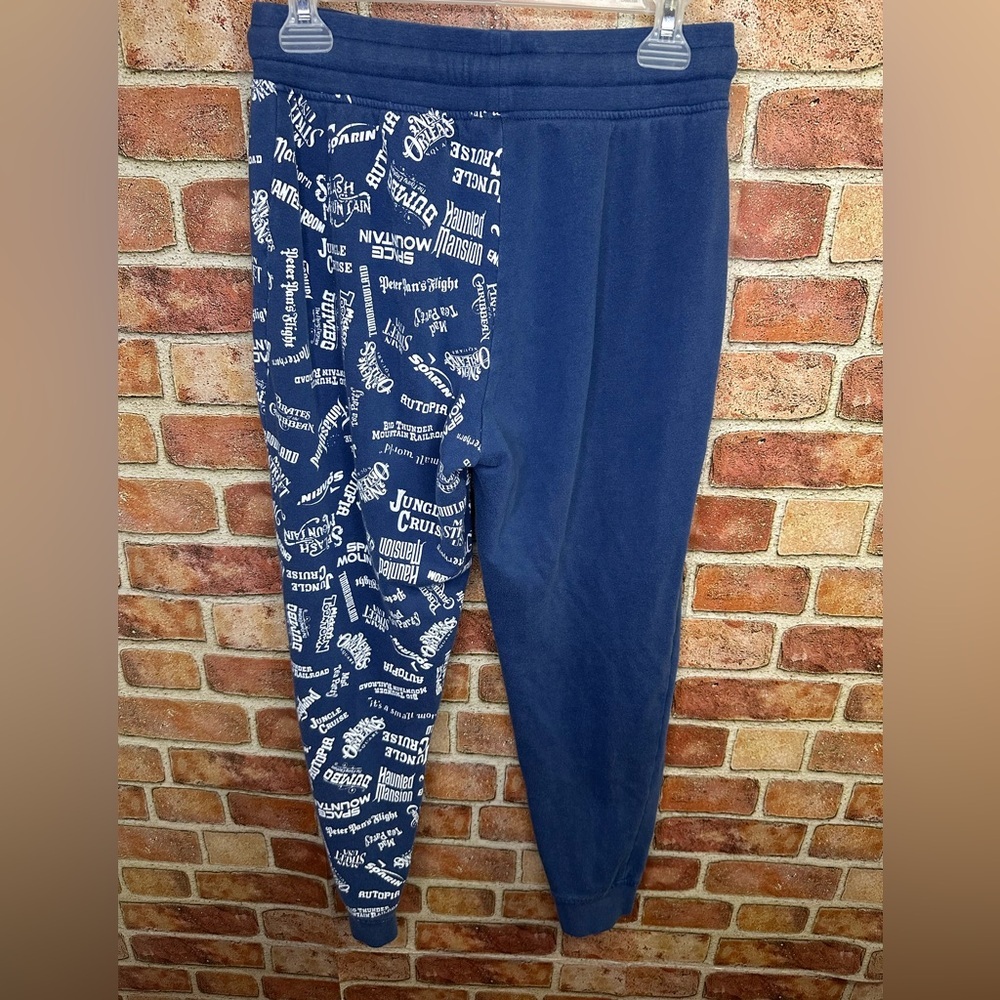 Disneyland Blue Joggers size M - Picture 2 of 4